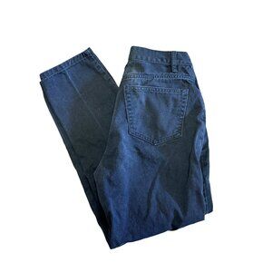 Basic Equipment Jeans Vintage High Rise Mom Jeans Black 100% Cotton Size 8 Short